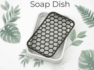 Soap dish-Hexa pattern