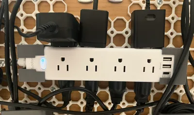 Addtam Power Strip Surge Protector Mount Underware