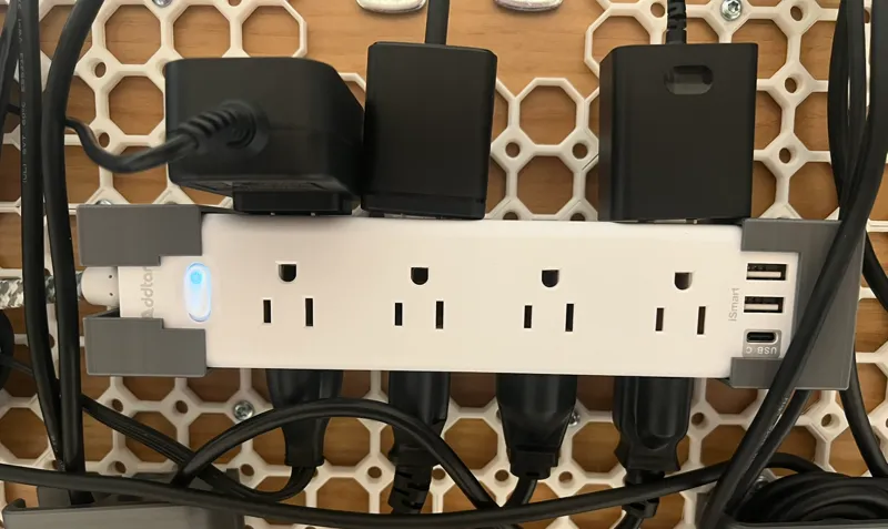 Addtam Power Strip Surge Protector Mount Underware