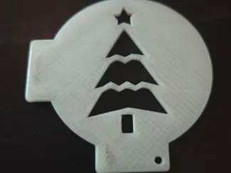 Weihnachtsbaum Kaffeestempel