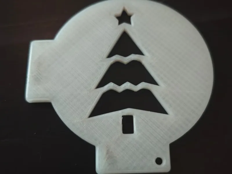 Weihnachtsbaum Kaffeestempel