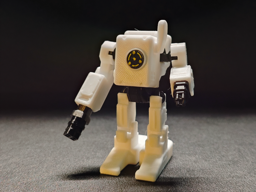Miniatura 1 do modelo 3D CYBER A1 拓竹机甲-拼装玩具