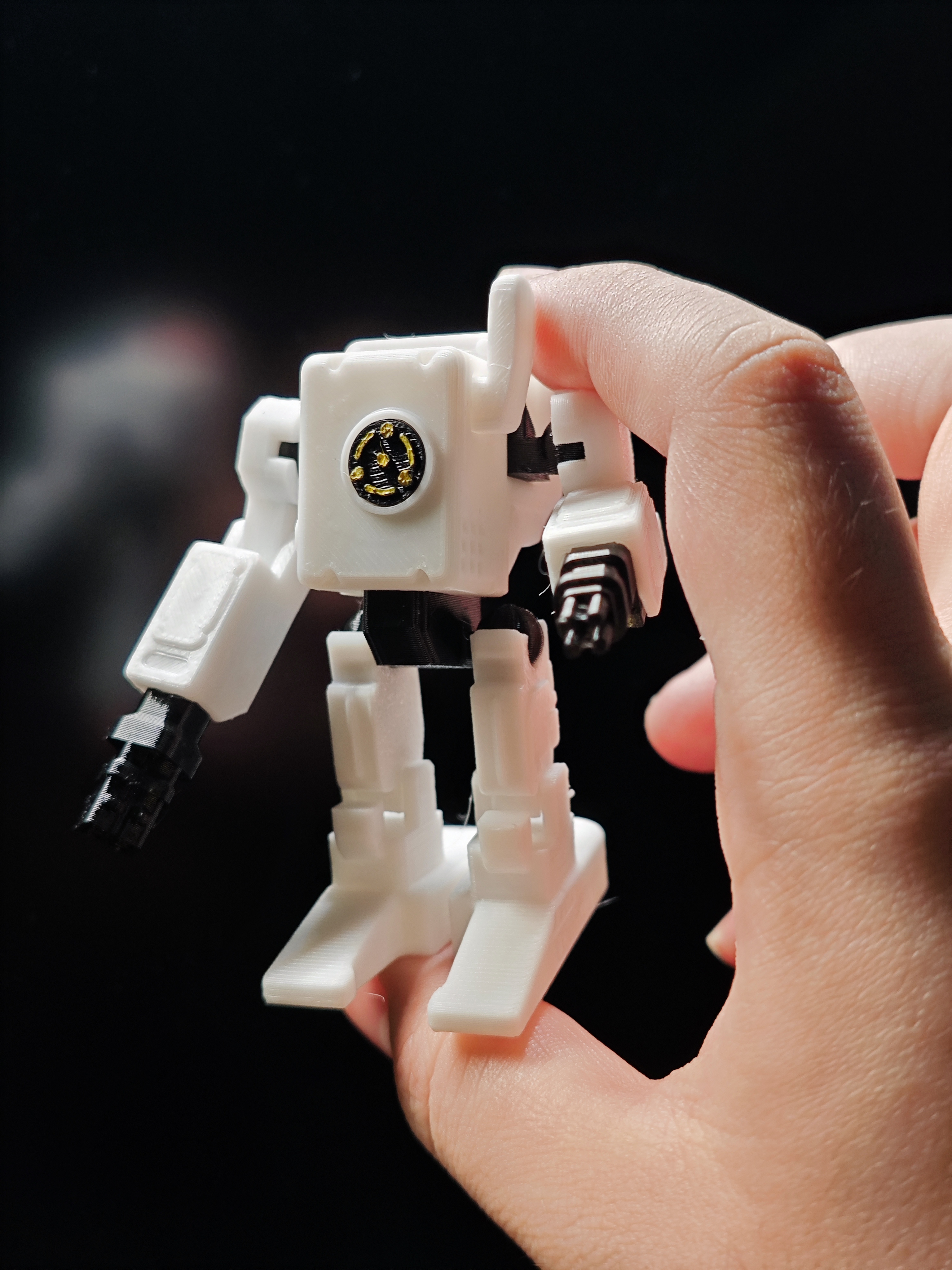 Miniatura 2 do modelo 3D CYBER A1 拓竹机甲-拼装玩具