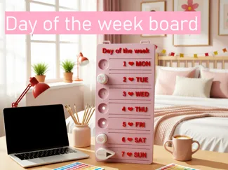 Day of the week board