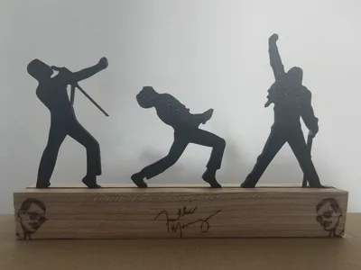Block Freddie Mercury Silhouette