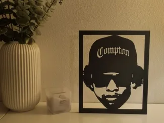 EAZY E Bilderrahmen  / Aufsteller 