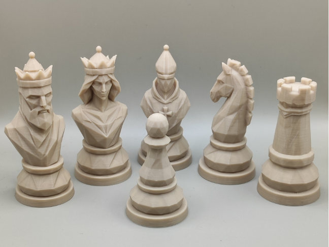 Abstract  Geometric Chess style