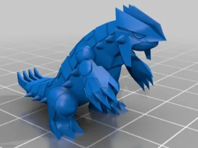 Groudon scaled up