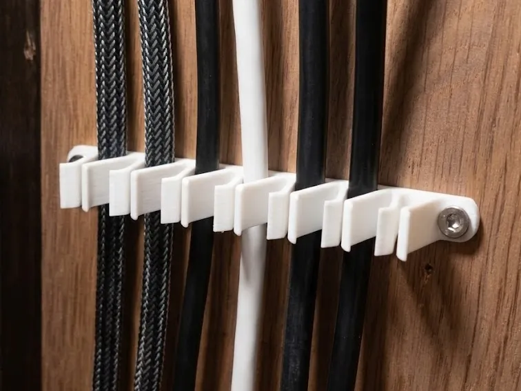 Desk cable organizer