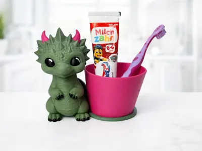 Nino the little Toothbrushing Dino