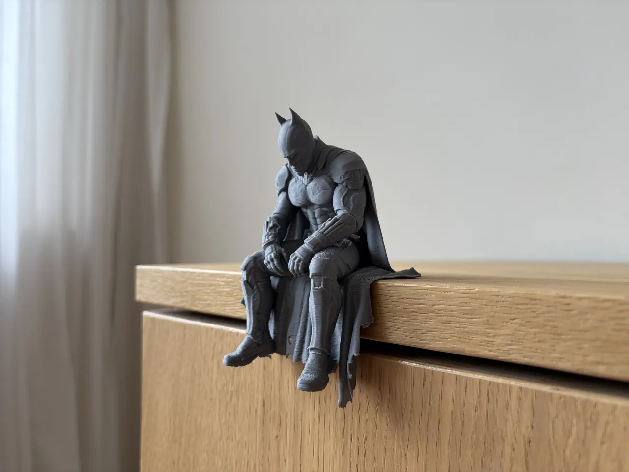 Batman Sitting on Ledge Figure | Arkham Knight view 3