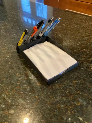 Quarter sheet paper and Pen Holder (Recycled paper holder)
