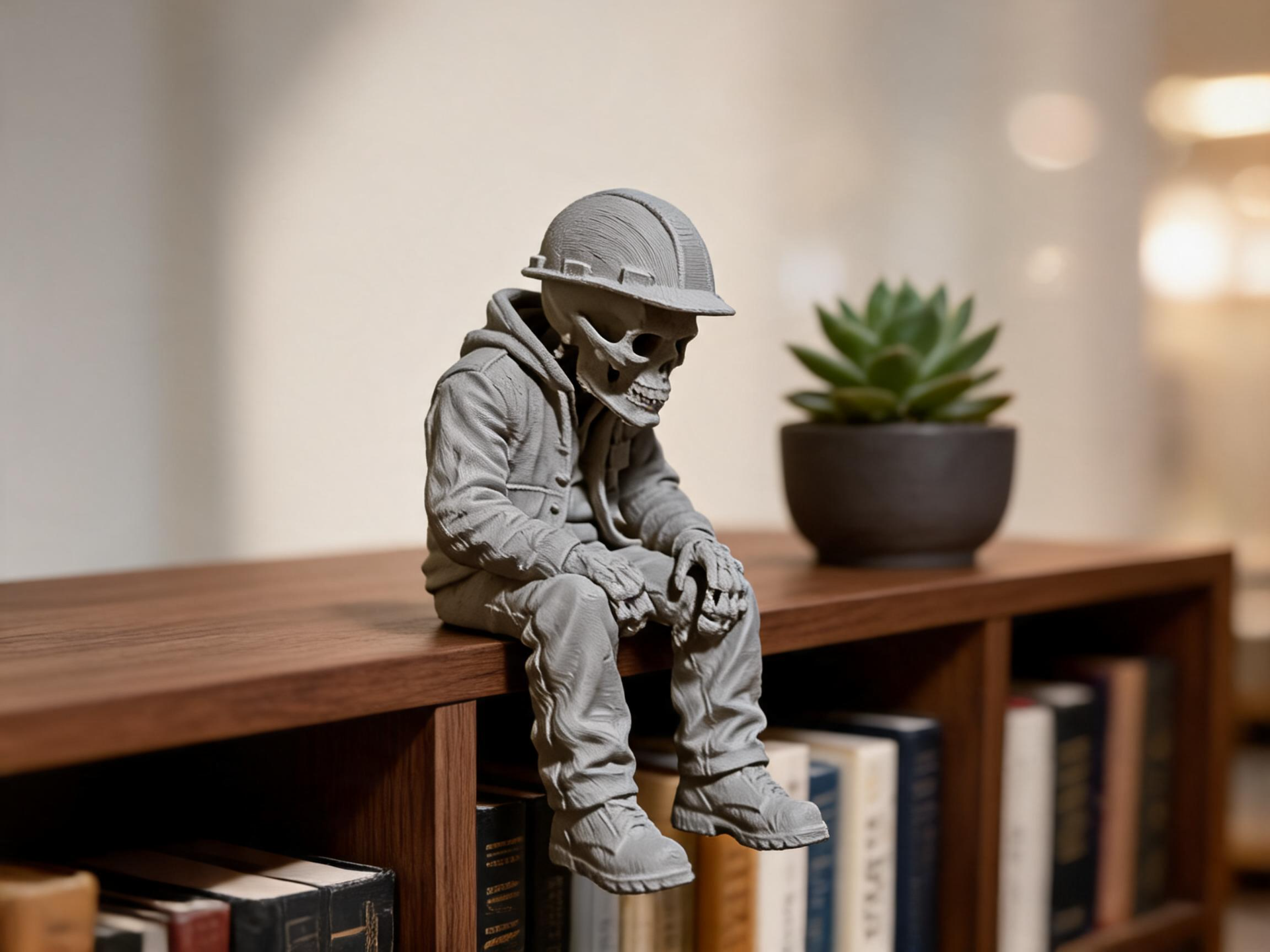 Ledge SkulZ - Edge Sitting Worker Skull!