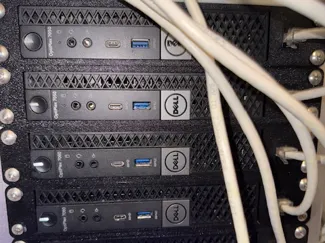 Optiplex 7050/7060 10 inch rack with keystone jack