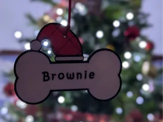 Customizable Dog Christmas Tree ornament