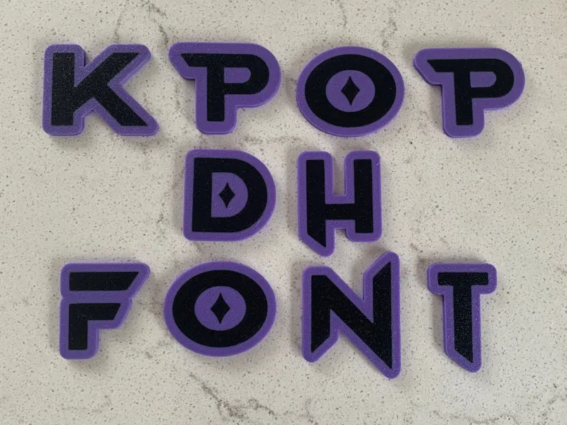 Kpop Demon Hunters Font (Flush)