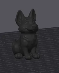 Figurine chiot berger allemand style cartoon — photo 3