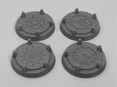 32mm Miniature Model Bases - Summoning Circles