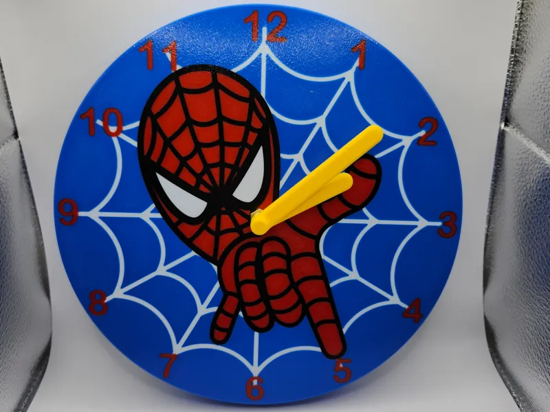 Spiderman Clock