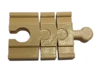 Rail flexible universel pour circuit de train en bois — photo 4