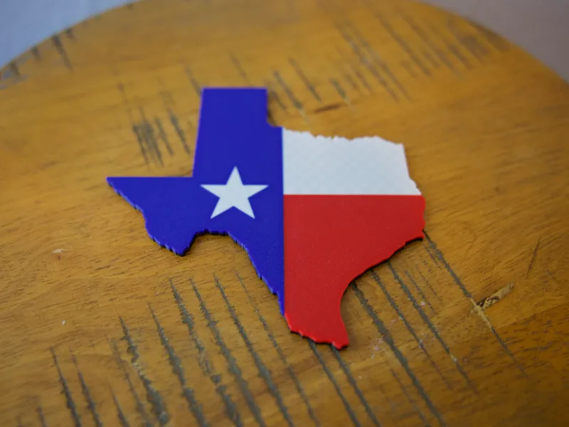 State of Texas Drink Coaster (AMS)