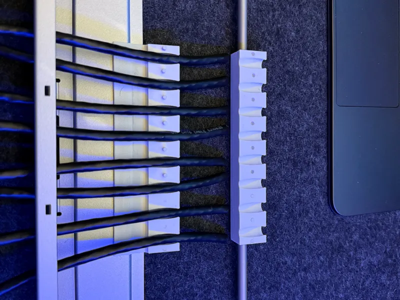 Open Cable Combs for Unifi Keystone Patch Panel 