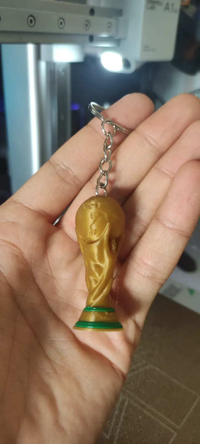 FIFA World Cup Trophy Keychain view 3