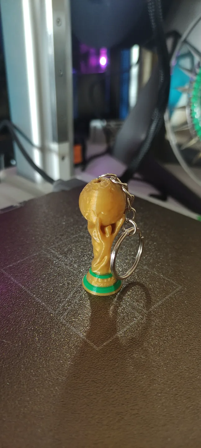FIFA World Cup Trophy Keychain view 2