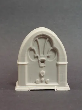 Figura decorativa: Miniature 1920 Cathedral Radio — vista de referencia 4