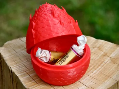Pop-Open Dragon Egg Hidden Candy Compartment