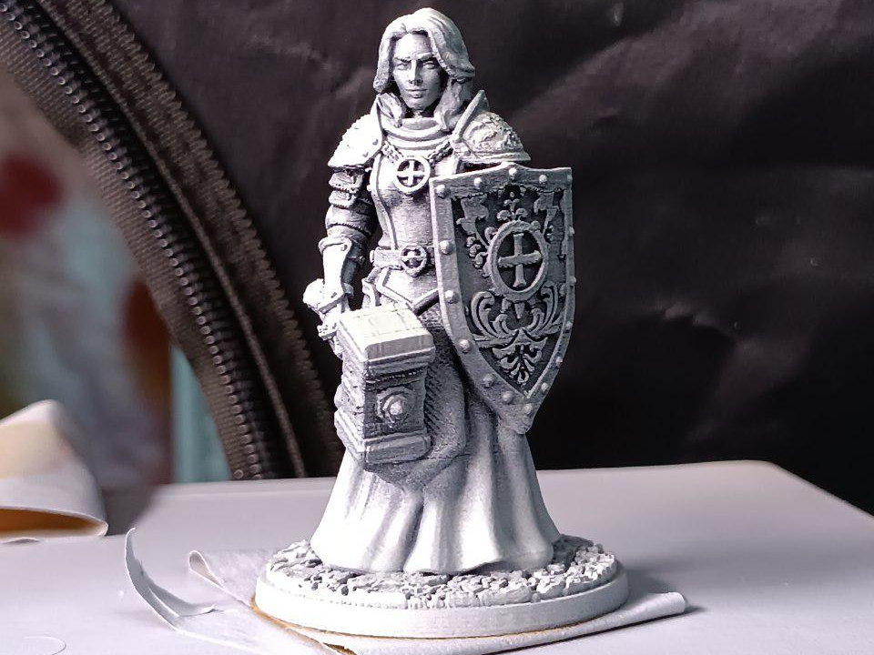 Supportless DND female cleric