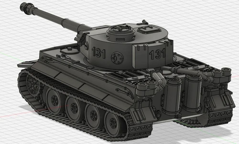 Panzerkampfwagen VI Tiger 1 Ausf. E- EARLY by DeltaX