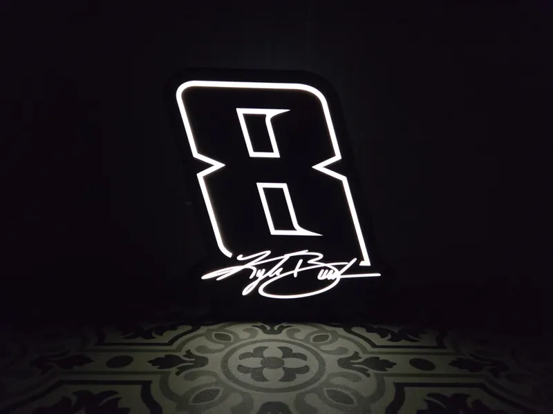 8 Kyle Busch LED Lightbox Sign