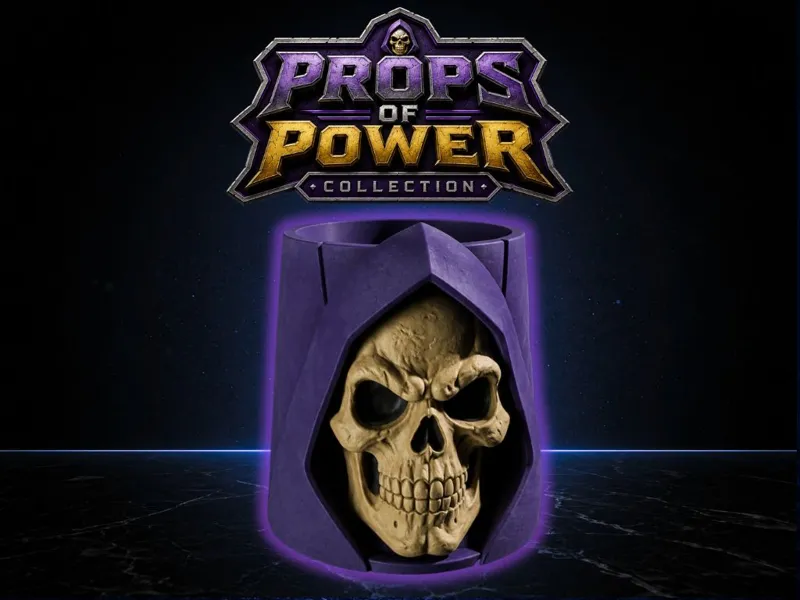 Skeletor Pen Holder & Desk Organized