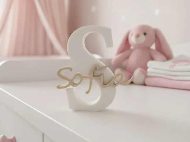 S + Nombre Sofía en relieve
