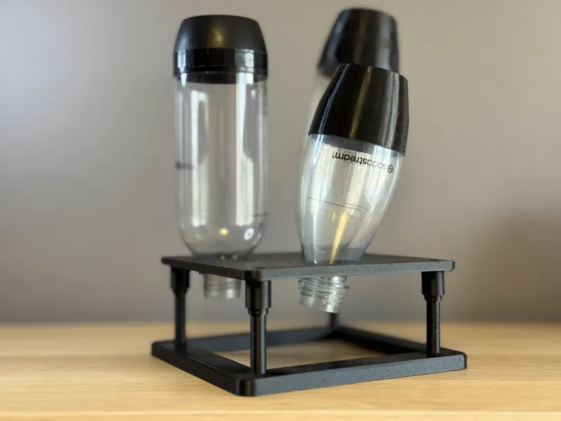 Minimalist Bottle Stand / Drying Rack (SodaStream)