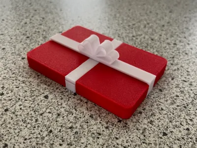 Christmas/Birthday Gift Card Box - No AMS