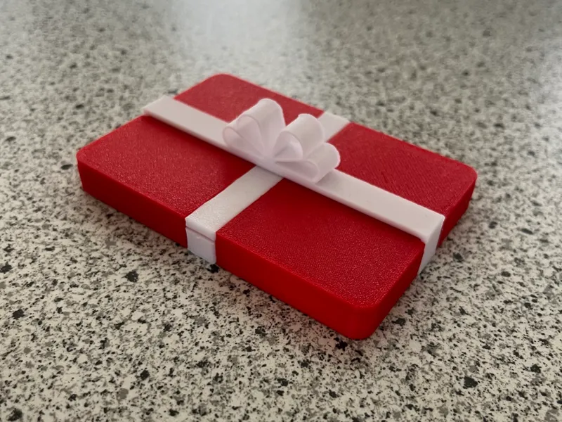 Christmas/Birthday Gift Card Box - No AMS