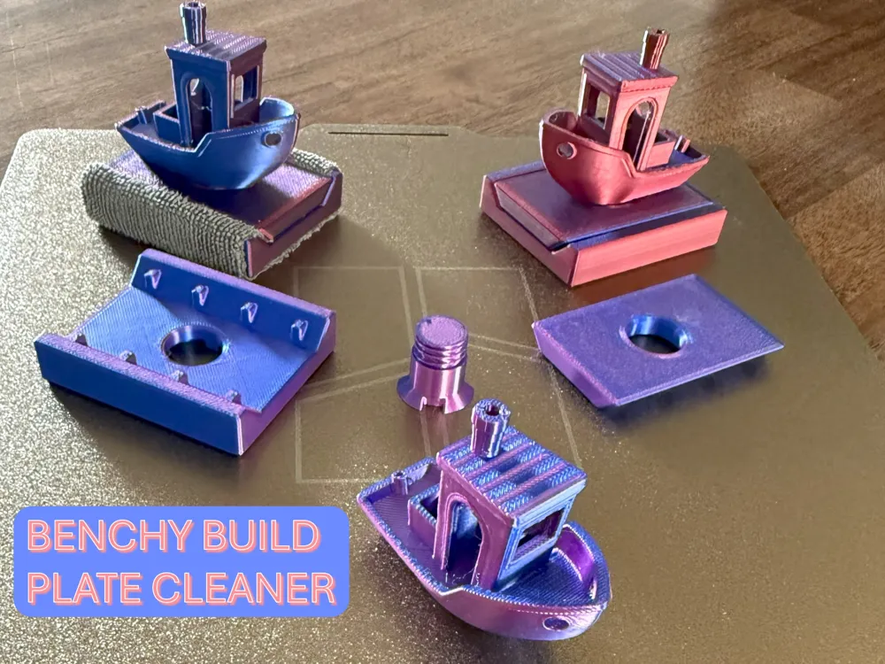 Benchy Build Plate Cleaner by Manning the Printer MakerWorld: Download ...