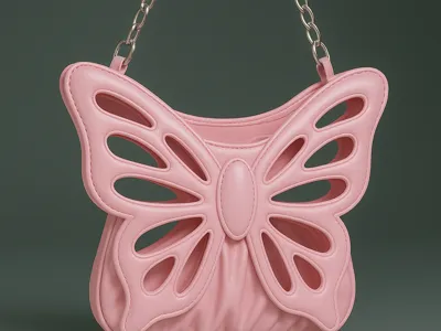 Beautiful Butterfly Small Handbag