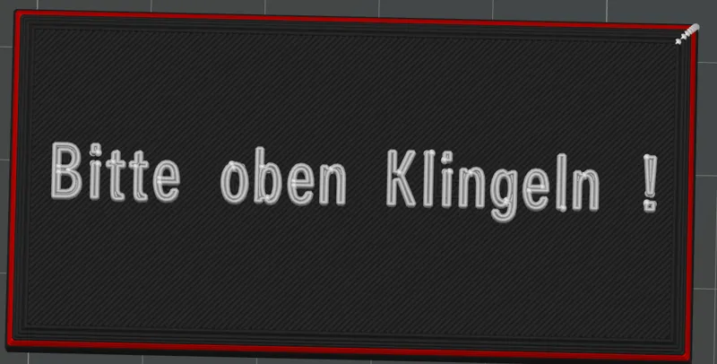 Bitte oben Klingeln