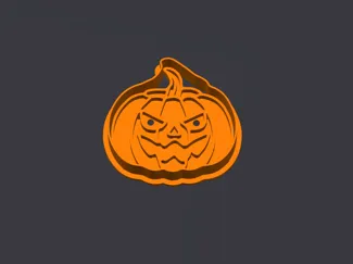 Halloween Scary Pumpkin Cookie Cutter