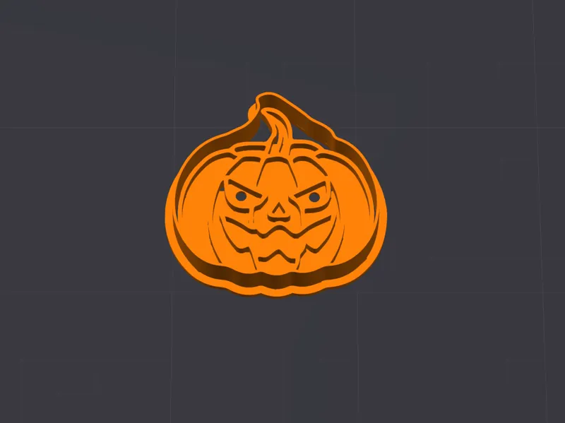 Halloween Scary Pumpkin Cookie Cutter