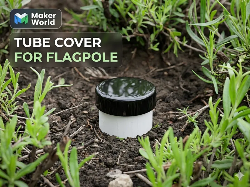 Tube Cover for Flagpole / Fahnenmast-Abdeckung