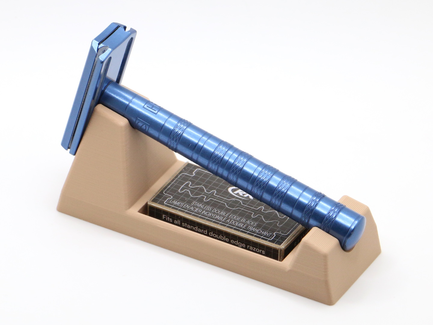 Henson Safety Razor Stand with Blade Insert