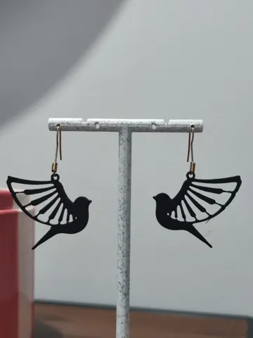 Pendientes: Aretes Libertad en Vuelo — vista de referencia 4