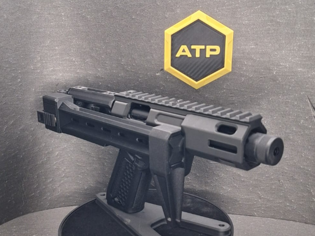 ATP Blackveil AAP01 Folding Stock & Picatinny Adap - 1