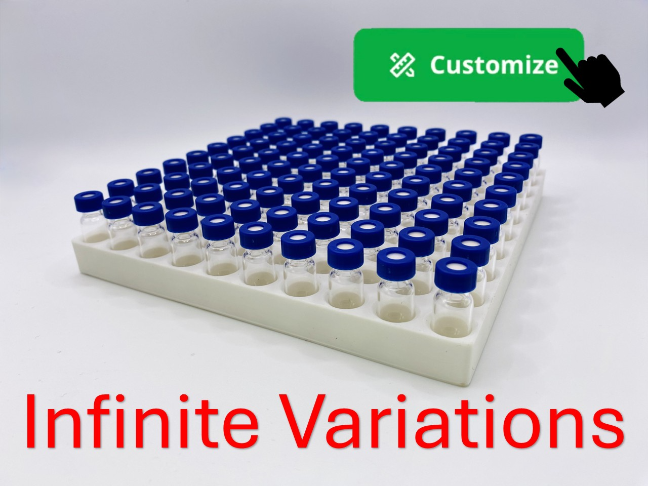 Parametric Vial Rack