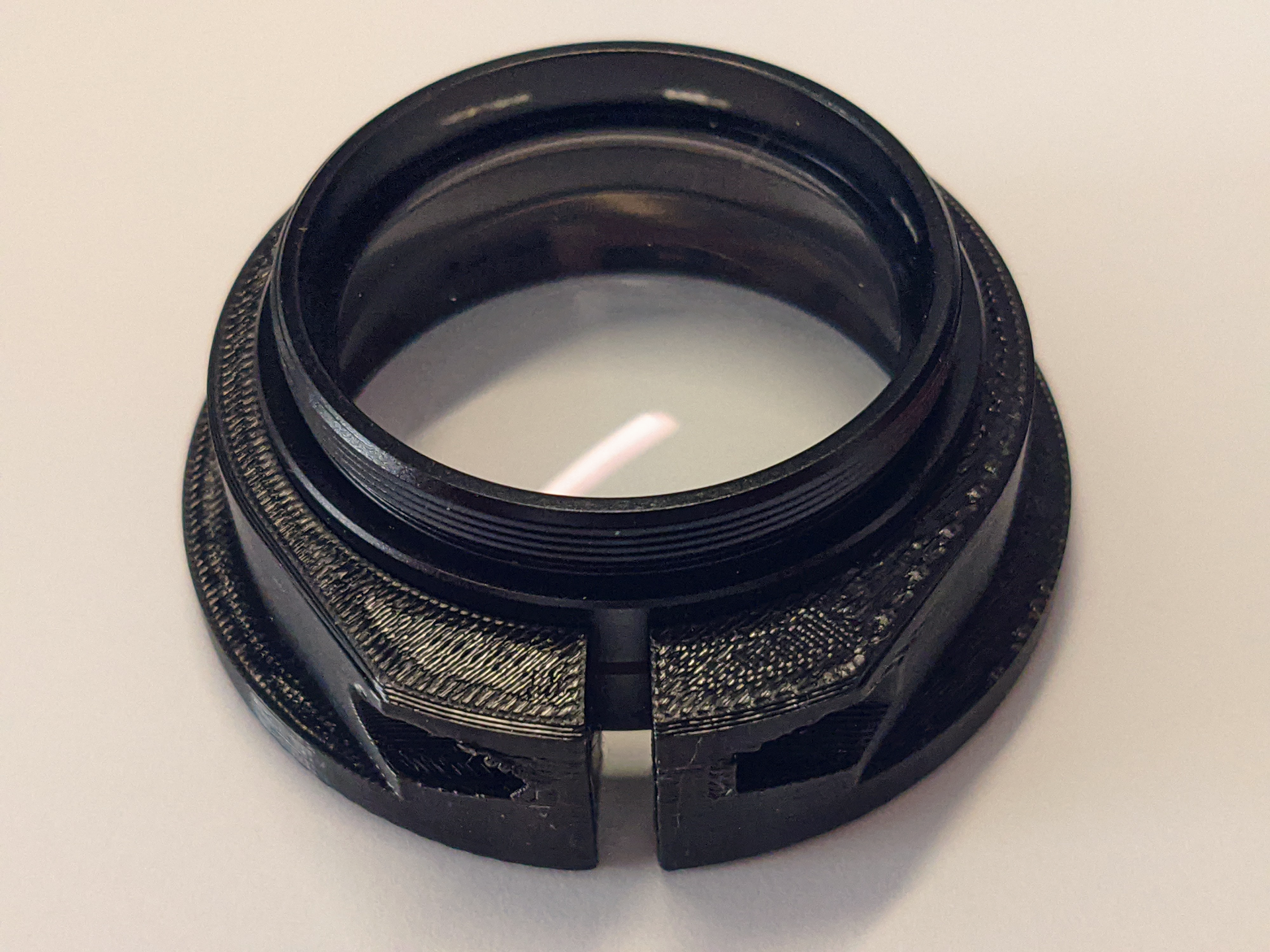 Microscope Light to C-Mount Barlow Lens Adapter