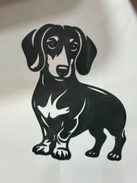 Silhouette de teckel (décoration murale) — photo 4